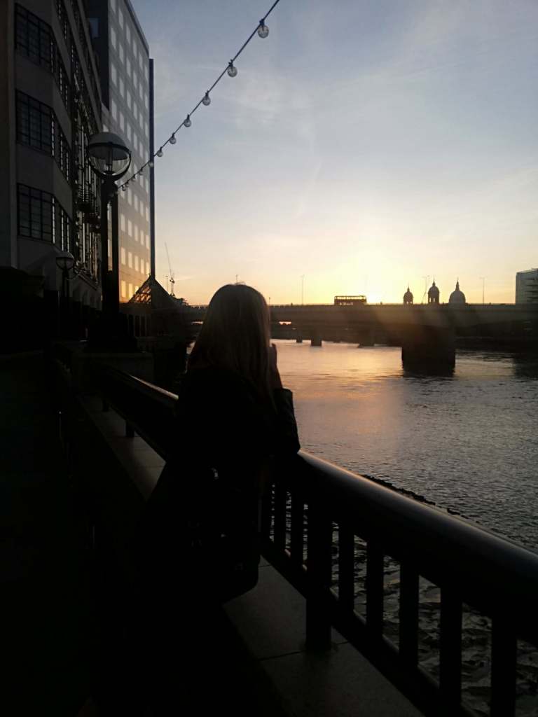 Sunset in the City of London